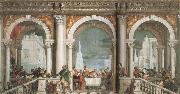 Paolo  Veronese Supper in the House of Leiv Spain oil painting artist